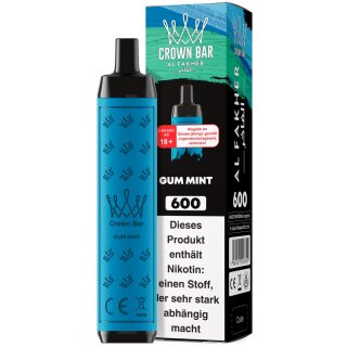 Al Fakher Crown Bar 600 Vape - Gum Mint