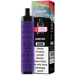 Al Fakher Crown Bar 600 Vape - Lush Ice