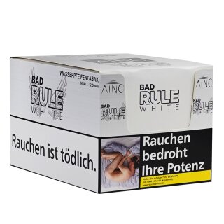 AINO Shisha Tabak 20g 12er Display - Bad Rule White