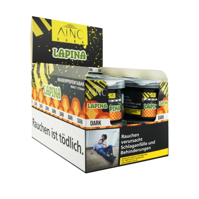 AINO Dark Shisha Tabak 25g 12er Display - Lapina