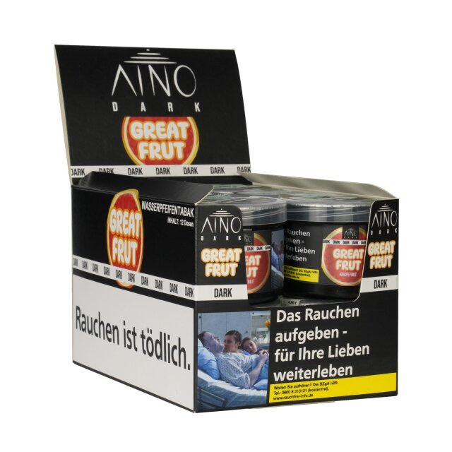 AINO Dark Shisha Tabak 25g 12er Display - Great Frut