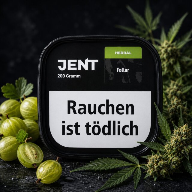 Jent Dark Blend Shisha Tabak 200g - Herbal Line - Follar