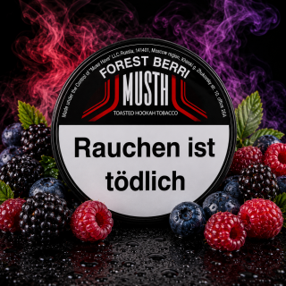 MustH Dark Blend Shisha Tabak 200g - FOREST BERRI