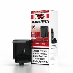 IVG PRO 15K Nachfüllbehälter 10ml - Cherry Ice 20mg