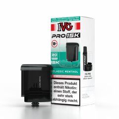 IVG PRO 15K Nachfüllbehälter 10ml - Classic Menthol 20mg
