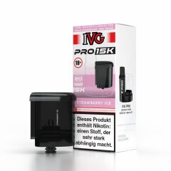 IVG PRO 15K Nachfüllbehälter 10ml - Strawberry Ice 20mg