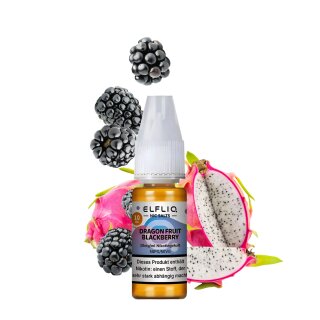 ELFBAR ELFLIQ 10ml - Dragon Fruit Blackberry 10mg