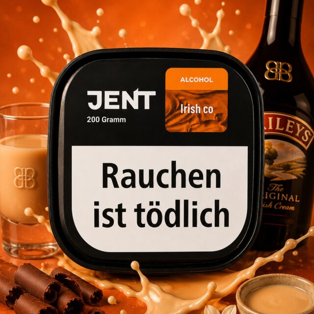Jent Dark Blend Shisha Tabak 200g Alcohol Line - Irish Co