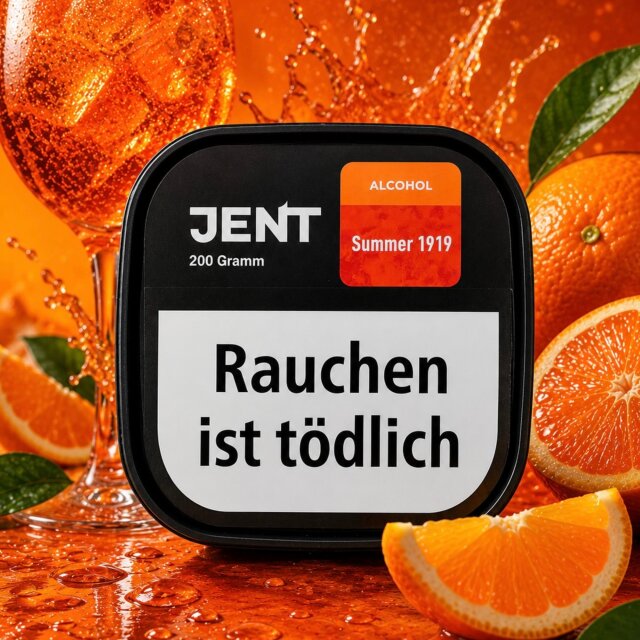 Jent Dark Blend Shisha Tabak 200g Alcohol Line - Summer 1919