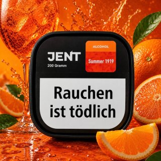 Jent Dark Blend Shisha Tabak 200g Alcohol Line - Summer 1919