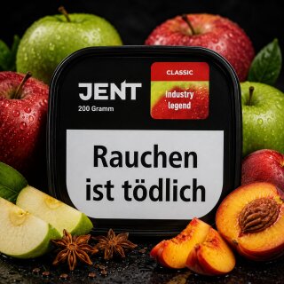 Jent Dark Blend Shisha Tabak 200g Classic Line - Industry...