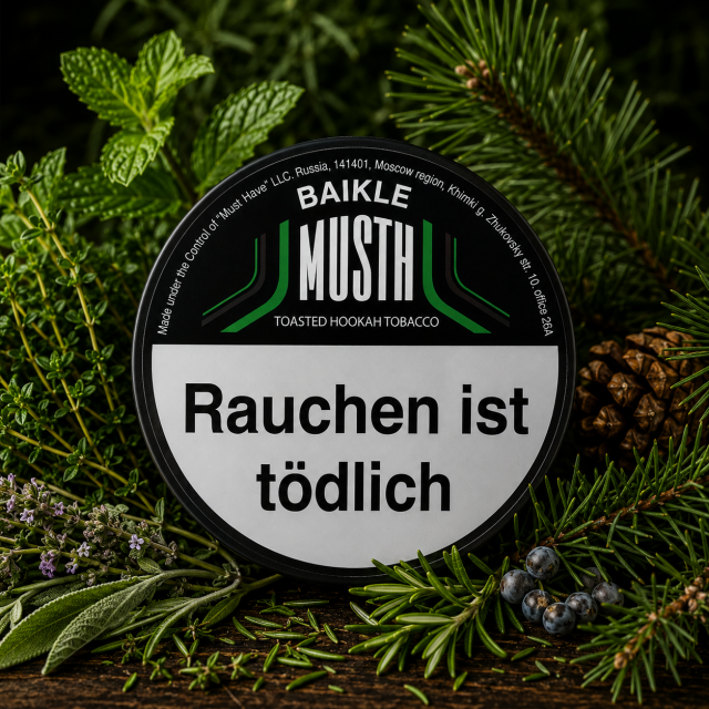 Must H Dark Blend Shisha Tabak 125g - BAI KLE