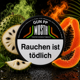 Must H Dark Blend Shisha Tabak 125g - GUNPP
