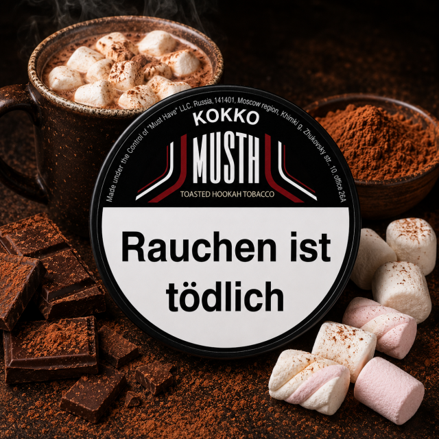 Must H Dark Blend Shisha Tabak 125g - KOKKO