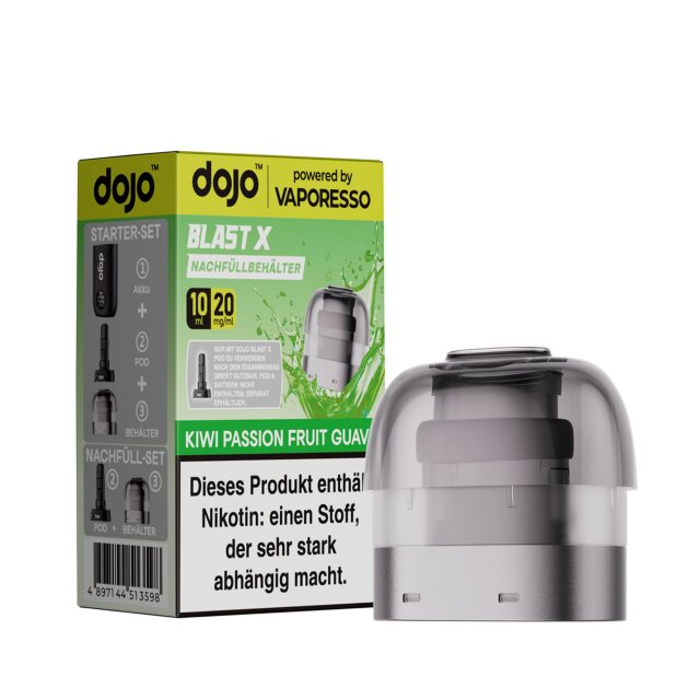 Vaporesso Dojo Blast X Pod 10ml - Kiwi Passionfruit Guave 20mg
