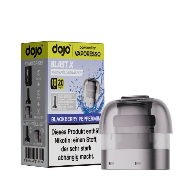 Vaporesso Dojo Blast X Pod 10ml - Blackberry Peppermint 20mg