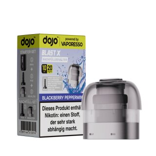 Vaporesso Dojo Blast X Pod 10ml - Blackberry Peppermint 20mg