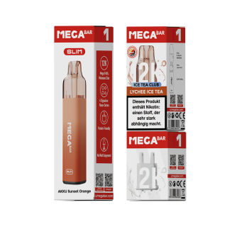 Megabar Slim 12K Starter Kit - Lychee Ice Tea...
