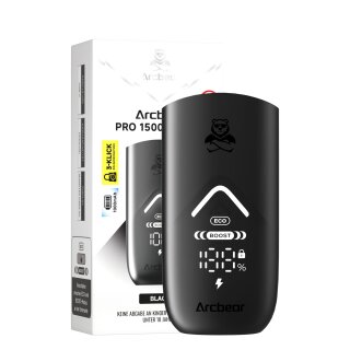 Arcbear Pro 15000 Akkuträger - Black