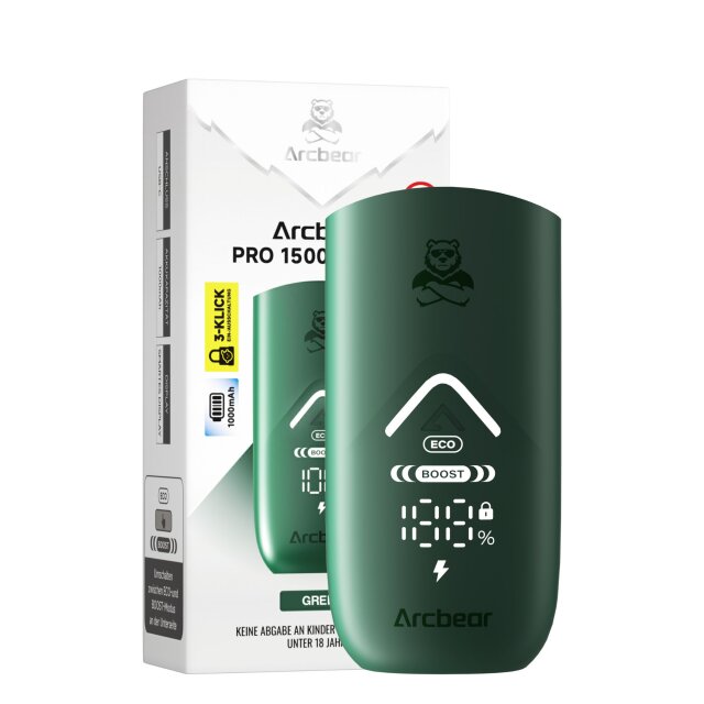Arcbear Pro 15000 Akkuträger - Green