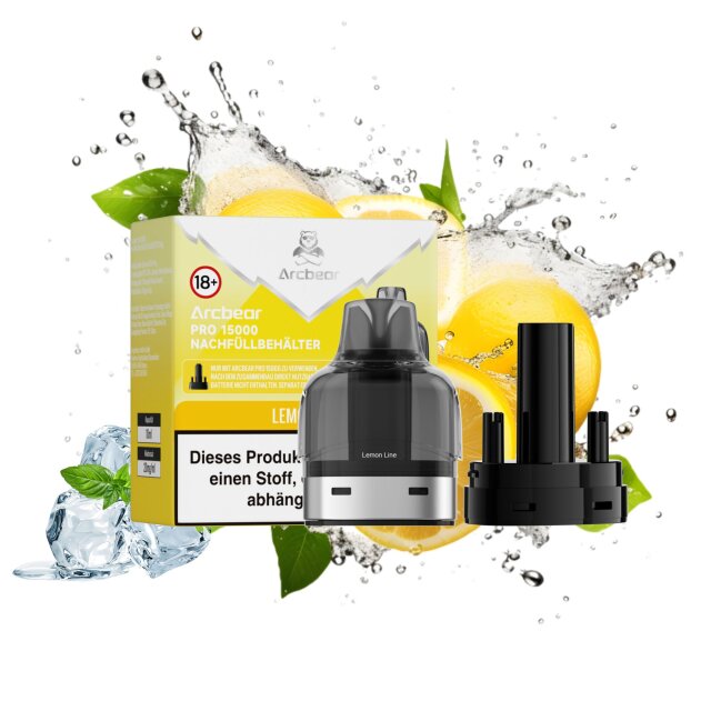 Arcbear Pro 15000 Pods 10ml - Lemon Lime